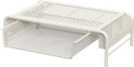 SimpleHouseware Metal Desk Monitor Stand Riser with Organizer Drawer - Image 2